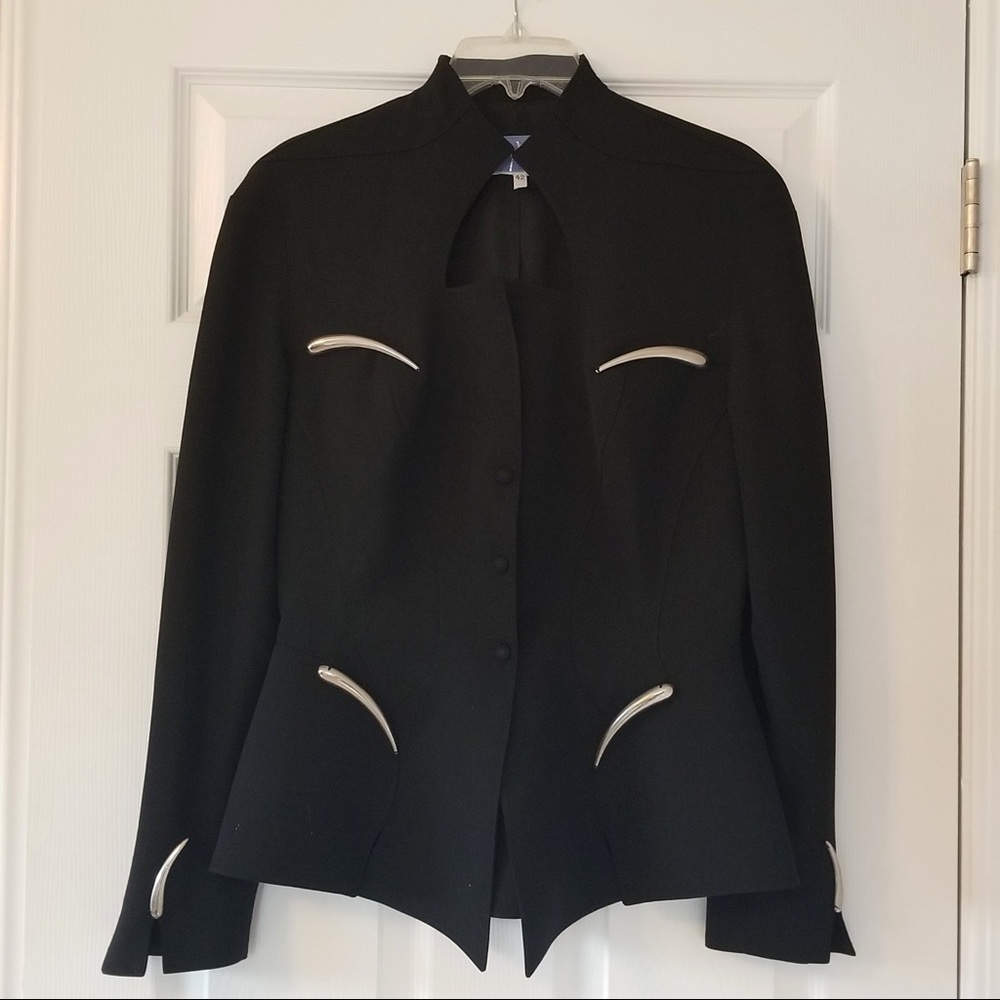 Terry Mugler women’s suit  100% wool